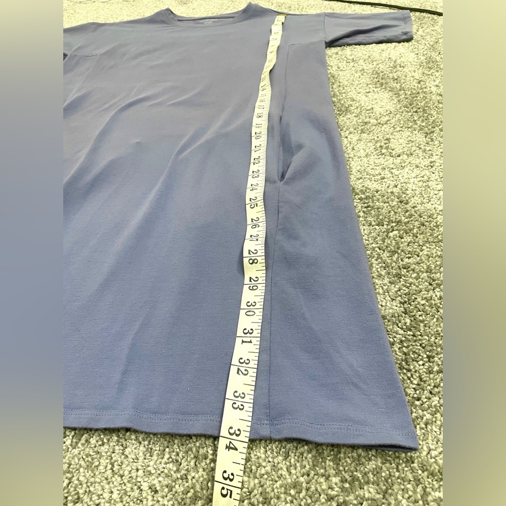 Eileen Fisher Traceable Cotton Jersey Dress - Picture 11 of 13